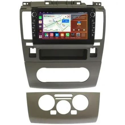 Магнитола для Nissan Tiida C11 2004-2013 (рамка серая) - Canbox 9-0960 Android 10, ТОП процессор, CarPlay, 4G SIM-слот
