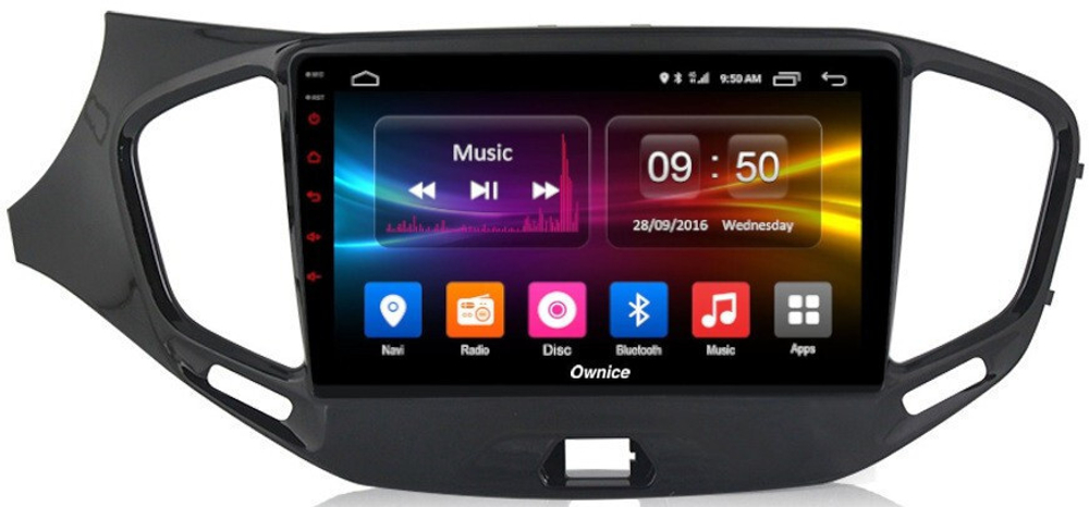 Магнитола для Lada Vesta 2015+ - Kuberg OL-9061 IPS, Android 10, 8 ядер (TS18), 4G SIM-слот