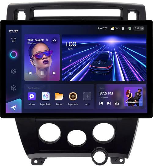 Магнитола для Hyundai Tucson 1 2004-2009 (рамка черная) - Teyes CC3-2K монитор 13", QLED+2K, Android 10, ТОП процессор, 4G SIM-слот, CarPlay