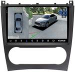Магнитола для Mercedes-Benz C W203 2004-2007 - Teyes CC3-2K-360 на Android 10, Быстрая, 2K QLED, CarPlay, 4G SIM-слот, 4 камеры в комплекте