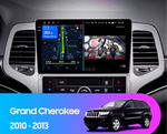 Магнитола для Jeep Grand Cherokee WK2 2010-2013 - Kuberg OL-9254 QLed+2K, Android 13, UIS7870 (DUDU7), CarPlay, SIM-слот