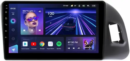 Магнитола для Audi Q5 8R 2008-2016 с джойстиком MMI - Teyes CC3 монитор 9" QLED на Android 10, ТОП процессор, 4Гб+32Гб, CarPlay, 4G SIM-слот