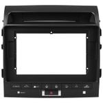 Комплект рамки с разъёмами 10" Toyota Land Cruiser 200 2010-2012 климат на ШГУ физ.кнопки снизу