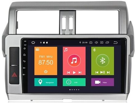 Магнитола для Toyota Land Cruiser Prado 150 2014-2017 - Kuberg MKD-T1048-P6 на Android 10, 6-ТУРБО ядер, 4ГБ-64ГБ
