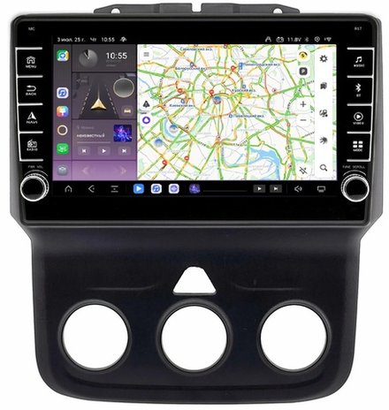Магнитола для Dodge Ram 1500 2013-2018 - Kuberg SF-9159 (кнопки и крутилки) Android 13, TS20, 6+128Гб, CarPlay, 4G SIM-слот