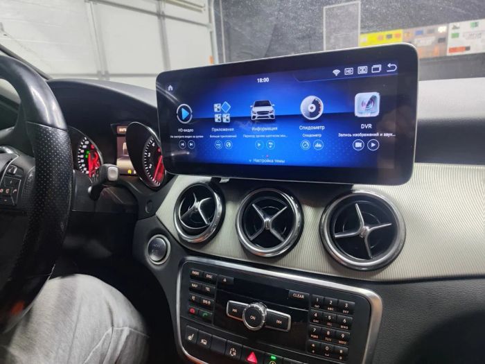 Магнитола для Mercedes-Benz A-класс, GLA, CLA 2012-2018 NTG 5.0/5.1 - Kuberg монитор 12.3" в стиле MERCEDES на Android 13, Быстрая, CarPlay, 4G SIM-слот