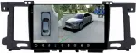 Магнитола для Nissan Patrol Y62, Infiniti QX56/QX80 2010-2017 (поддержка Bose и мониторов, рамка тип 1) - FarCar BX3261M-360+RZ монитор 9.5" 2K QLED на Android 13, Быстрая, CarPlay, 4G SIM-слот, 4 камеры в комплекте