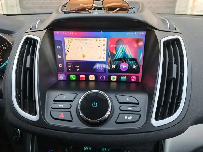 Магнитола для Ford Kuga 2 2012-2019 (без SYNC 3) - Kuberg SF-9203-1 (рамка 9") QLed+2K, Android 13, UIS7870 (DUDU7), CarPlay, SIM-слот