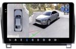 Магнитола для Toyota Tundra XK50 2007-2013, Sequoia XK60 2007-2022 - FarCar BX790M-360 монитор 10.36" 2K QLED на Android 13, Быстрая, CarPlay, 4G SIM-слот, 4 камеры в комплекте