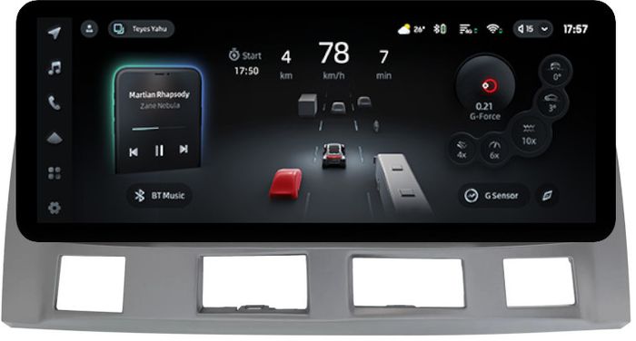 Магнитола для Toyota Estima 3 2006-2019 (без JBL) - Teyes CC4PRO монитор 12.3" 2K QLED + рамка LUX, Android 13, Быстрейшая, Snapdragon 778G, ИИ, CarPlay, DSP, 4G SIM-слот