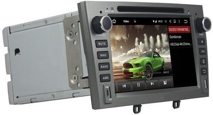 Магнитола для Peugeot 308 2007-2014, 408 2012-2022 (темно-серый/черный) - Kuberg MKD-7047-P6 на Android 10, 6-ТУРБО ядер, 4ГБ-64ГБ