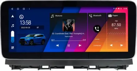 Магнитола для Mazda CX-5 2011-2017 - Canbox H-Line 2056 монитор 12.3" QLED в стиле MERCEDES на Android 10, ТОП-процессор, CarPlay, 4G SIM-слот