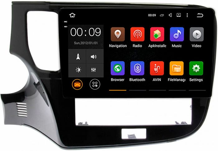 Магнитола для Mitsubishi Outlander 3 2020-2022 - AIROC 2K RX-2617 Android 13, QLed+2K, ТОП процессор, 8/128, CarPlay, SIM-слот