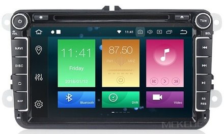 Магнитола для Volkswagen T5, T6, Tiguan, Passat, Polo, Jetta, Amarok, Golf и др., Skoda Fabia, Rapid - Kuberg MKD-8019-P6 на Android 10, 6-ТУРБО ядер, 4ГБ-64ГБ