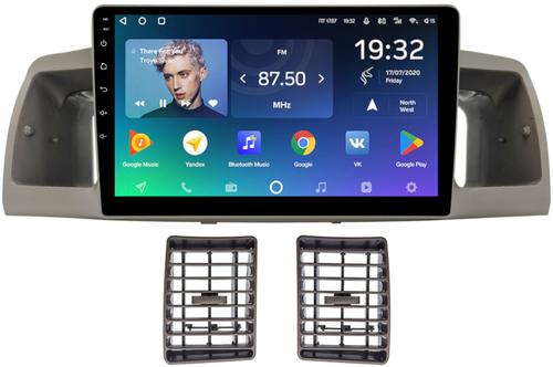 Магнитола для Toyota Corolla 120 2000-2007 (рамка бежевая с воздуховодами) - Teyes CC2 PLUS на Android 10, ТОП процессор, 4Гб+64Гб, 4G SIM-слот