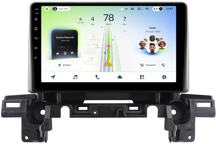 Магнитола для Mazda CX-5 KF 2017-2024, CX-8 - Teyes CC4L монитор 9" IPS на Android 14, Быстрая, Snapdragon 662, CarPlay, 4G SIM-слот