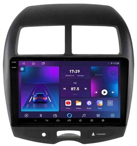 Магнитола для Mitsubishi ASX 2010-2016, Peugeot 4008, Citroen C4 Aircross - Parafar PF026RN2K на Android 13, QLED+2K, ТОП процессор, 4Гб+32Гб, CarPlay, 4G SIM-слот