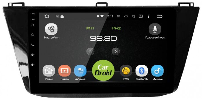Магнитола для Volkswagen Tiguan 2017+ (поддержка SOS-Glonass) - Airok RM-3714 Android 12, 8-ядер, 4/64Гб, SIM-слот