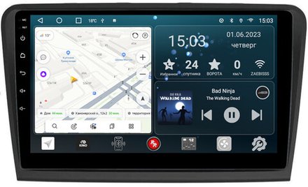 Магнитола для Skoda Superb 2008-2014 B6 - Redpower 016 Android 10, ТОП процессор, 6Гб+128Гб, CarPlay, SIM-слот