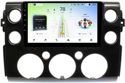 Магнитола для Toyota FJ Cruiser 2005-2022 (рамка черная) - Teyes CC4L монитор 9" IPS на Android 14, Snapdragon 662, CarPlay, 4G SIM-слот