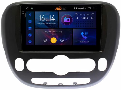Магнитола для KIA Soul 2 2014-2019 (климат) - AIROC 2K RI-2320-N14 Android 12, QLed+2K, ТОП процессор, 8/128Гб, CarPlay, SIM-слот