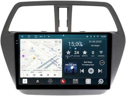 Магнитола для Suzuki SX4 2 2013-2021 - RedPower 052 Android 10, QLED+2K, ТОП процессор, 6Гб+128Гб, CarPlay, SIM-слот