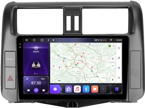 Магнитола для Toyota Land Cruiser Prado 150 2009-2013 (взамен 7" навигации) - Kuberg EW-9613-2 QLed+2K, Android 12, TS10,  CarPlay, 4G SIM-слот
