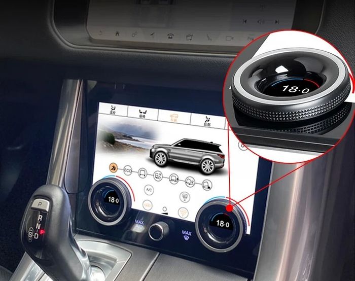 Сенсорная панель климата Range Rover Sport 2013-2017 - LCD/ЖК экран 10" без отверстия под CD