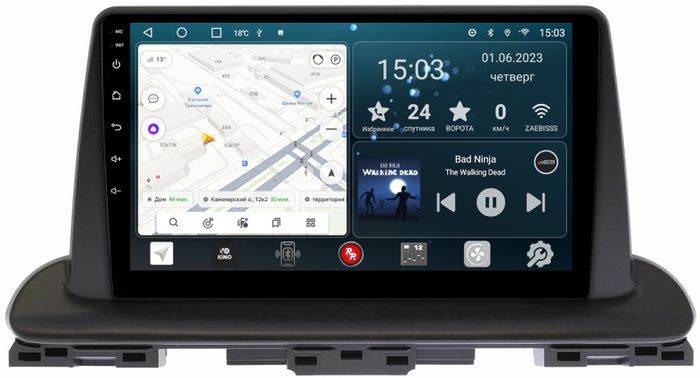 Магнитола для KIA Cerato 4 2018+ - Redpower 033 Android 10, Быстрая, CarPlay, SIM-слот