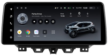 Магнитола для Hyundai Tucson 2018-2021 - Teyes LUX ONE монитор 12.3" 2K QLED на Android 10, CarPlay, 4G SIM-слот, 6/128ГБ