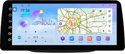 Магнитола для Lada Vesta NG 2023+ (ШГУ) - FarCar монитор 12.3" 2K QLED на Android 14, TS10, CarPlay, 4G SIM-слот