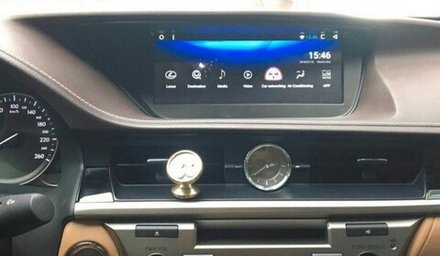 Магнитола для Lexus ES200, ES250, ES350 2015-2018 (джойстик - шайба) - Kuberg BNR-16ESQ монитор 10.25", Android 10, 8/128Гб, CarPlay, 4G SIM-слот