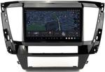 Магнитола для Mitsubishi Pajero Sport 3 2020-2024, Montero Sport (прямоугольный климат, рамка 9) - Kuberg DUDU7 EW-9638-2 QLed+2K, Android 13, Быстрейшая, UIS7870 (DUDU7), CarPlay, SIM-слот