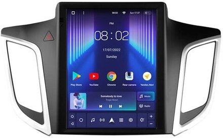 Магнитола для Hyundai Creta 1 2016-2021 - Teyes TPRO 2 монитор 9.7" QLED в стиле "Тесла" на Android 10, TS10, 4G SIM-слот