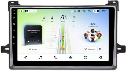 Магнитола для Toyota Prius 50 2015-2018, PHV 2017+ - Teyes CC4L монитор 9" IPS на Android 14, Snapdragon 662, CarPlay, 4G SIM-слот