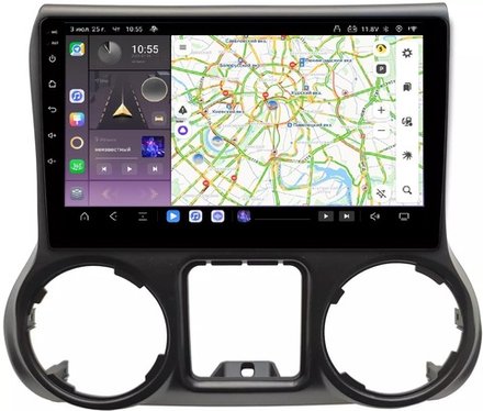 Магнитола для Jeep Wrangler 2014-2018 - Kuberg QLed, Android 13, TS20, CarPlay, SIM-слот