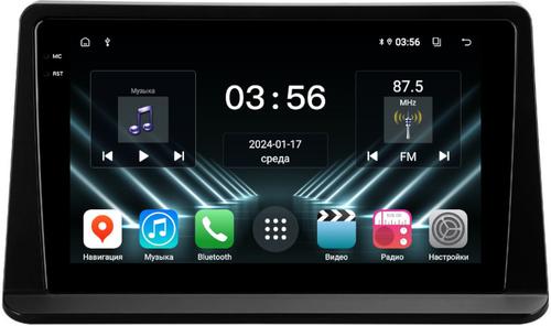 Магнитола для Mitsubishi Pajero 2 1991-2004 (взамен верхнего БК) - FarCar S280 монитор 9.5" IPS на Android 13, CarPlay