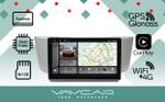 Магнитола для Toyota Harrier XU30 2003-2013, Lexus RX 2003-2009 (монохром, рамка вниз) - Vaycar VA37-0300-2K на Android 13, Быстрая, 2K QLED 9,5", CarPlay, 4G SIM-слот