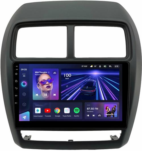 Магнитола для Mitsubishi ASX 2017+ - Teyes CC3L монитор 9" IPS на Android 10, 8-ядер, CarPlay, 4G SIM-слот