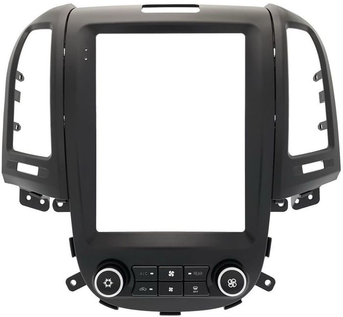 Магнитола для Hyundai Santa Fe 2 2006-2012 (климат, штатный усилитель, рамка тип 2) - Teyes TPRO 2 монитор 9.7" QLED в стиле "Тесла" на Android 10, Быстрая, 4G SIM-слот