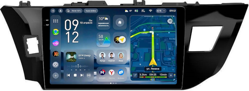 Магнитола для Toyota Corolla E180 2012-2016 - Teyes CC4-PRO монитор 10.36" 2K QLED на Android 13, Snapdragon 778G, ИИ, CarPlay, DSP, 4G SIM-слот
