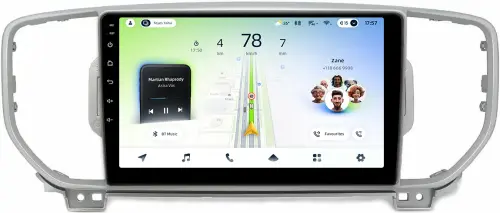Магнитола для KIA Sportage 4 2016-2018 - Teyes CC4L монитор 9" IPS на Android 14, Snapdragon 662, CarPlay, 4G SIM-слот
