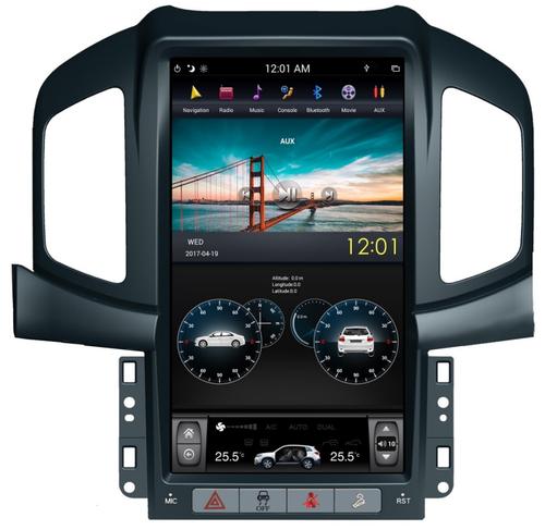 Магнитола для Chevrolet Captiva 2011-2015 - Kuberg ZF-1803-GE вертикальный экран в стиле "Тесла" на Android 13, 8Гб+128Гб, CarPlay, 4G SIM-слот