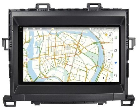 Магнитола для Toyota Alphard H20, Vellfire 2008-2014 (менее 10 динамиков) - Vaycar VA77-0698-2K на Android 13, 8-ядер, 2K QLED, ТОП процессор, CarPlay,4G SIM-слот