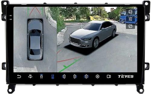 Магнитола для Toyota Prius 50, PHV 2019-2022 - Teyes CC3-2K-360 на Android 10, 2K QLED, 6Гб+128Гб, CarPlay, 4G SIM-слот, 4 камеры в комплекте