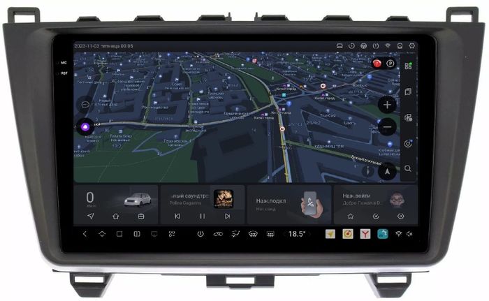 Магнитола для Mazda 6 2007-2012 (GH) - Kuberg OL-9506 QLed+2K, Android 13, UIS7870 (DUDU7), CarPlay, SIM-слот