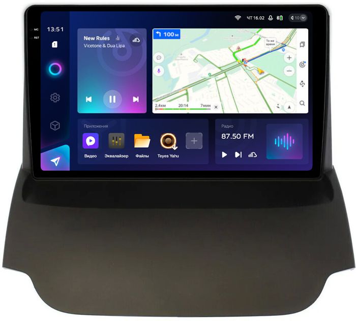 Магнитола для Ford EcoSport 2014-2017 - Teyes CC3-2K QLed Android 10, Быстрая, SIM-слот, CarPlay