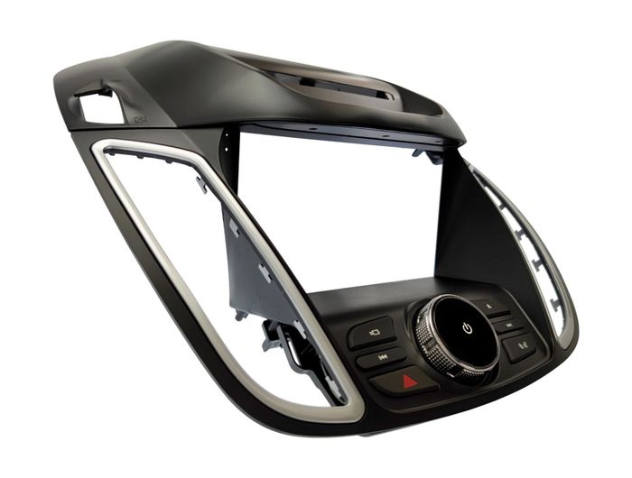 Комплект рамки с разъёмами 9" Ford Kuga 2 2012-2019(с кнопками и козырьком) простые