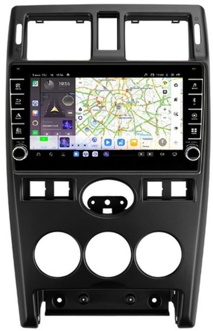 Магнитола для Lada Priora 2007-2013 - Kuberg OL-9066-2 (кнопки и крутилки) Android 13, TS20, 6+128Гб, CarPlay, 4G SIM-слот
