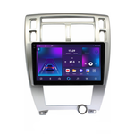 Магнитола для Hyundai Tucson 2004-2009 (рамка серебро) - Parafar PF886LUX1RN2K на Android 13, QLED+2K, ТОП процессор, 4Гб+32Гб, CarPlay, 4G SIM-слот